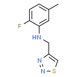 N-((1,2,3-噻二唑-4-基)甲基)-2-氟-5-甲基苯胺结构式