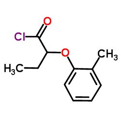 2-(2-Methylphenoxy)butanoyl chloride结构式
