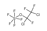 (1,2-dichloro-1,2,2-trifluoroethoxy)pentafluoro-l6-sulfane Structure