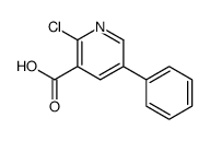 2-氯-5-苯基烟酸结构式