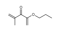 2-methyl-4-propoxypenta-1,4-dien-3-one结构式