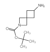 6-氨基-2-氮杂螺[3.3]庚烷-2-羧酸叔丁酯结构式