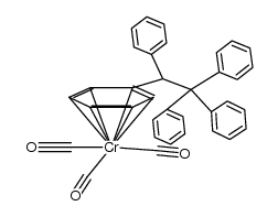 2-tricarbonylchromium(0)phenyl-1.1.1.2-tetraphenylethane结构式
