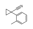 1-(2-甲基苯基)环丙烷甲腈结构式