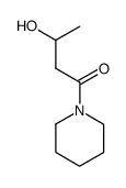 3-hydroxy-1-(piperidin-1-yl)butan-1-one结构式