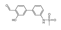 N-[3-(4-formyl-3-hydroxyphenyl)phenyl]methanesulfonamide Structure