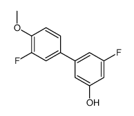 3-fluoro-5-(3-fluoro-4-methoxyphenyl)phenol Structure