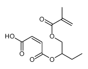 1-(methacryloyloxymethyl)propyl hydrogen maleate Structure