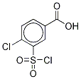 4-Chloro-3-(chlorosulfonyl)benzoic Acid-13C6 Structure