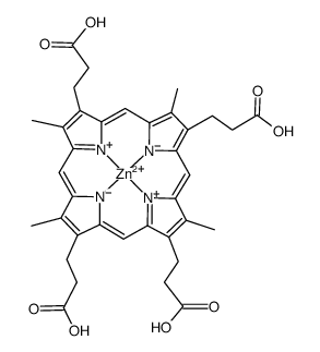 Zn-coproporphyrin III Structure