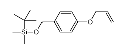 tert-butyl-dimethyl-[(4-prop-2-enoxyphenyl)methoxy]silane结构式