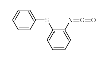 1-ISOCYANATO-2-PHENYLSULFANYL-BENZENE structure