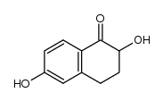 3,4-dihydro-2,6-dihydroxynaphthalen-1(2H)-one Structure