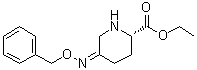 (S,E)-5-((苄氧基)亚氨基)哌啶-2-甲酸乙酯结构式