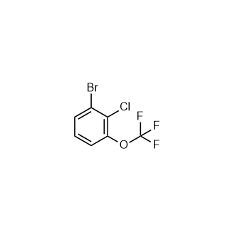 1-溴-2-氯-3-(三氟甲氧基)苯结构式