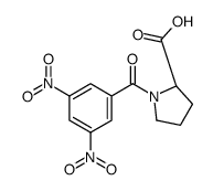 N-(3,5-二硝基苯甲酰基)-d-脯氨酸结构式