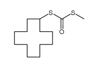 S-cyclododecyl S-methyl carbonodithioate结构式