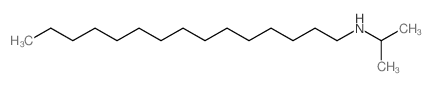 N-异丙基十五烷-1-胺结构式
