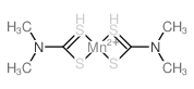 Manganese,bis(dimethylcarbamodithioato-kS,kS')-, (T-4)- (9CI) Structure