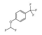 1-(difluoromethoxy)-4-(trifluoromethyl)benzene结构式
