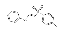 1-methyl-4-[[(E)-2-(phenylsulfanyl)vinyl]sulfonyl]benzene Structure
