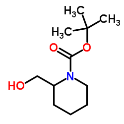 N-Boc-2-哌啶甲醇结构式