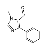 1-甲基-4-苯基-1H-咪唑-5-甲醛结构式