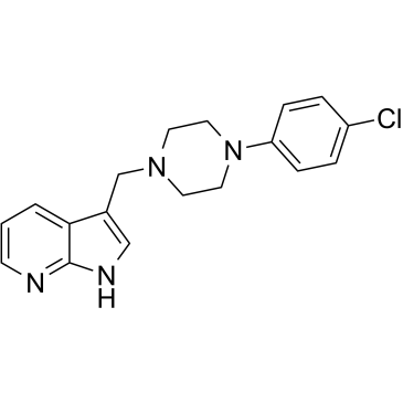 三氢氯酸L-745,870结构式