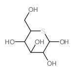 D-Glucopyranose,5-thio-结构式