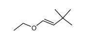 Ether, 3,3-dimethyl-1-butenyl ethyl结构式