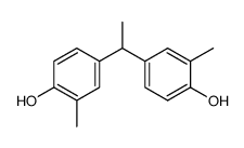 1,1-bis-(3-methyl-4-hydroxyphenyl)ethane Structure