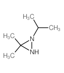 Diaziridine,3,3-dimethyl-1-(1-methylethyl)- Structure