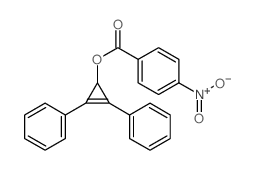 (2,3-diphenyl-1-cycloprop-2-enyl) 4-nitrobenzoate Structure