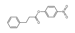 4-nitrophenyl β-phenylpropionate Structure