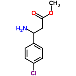 Methyl 3-amino-3-(4-chlorophenyl)propanoate Structure