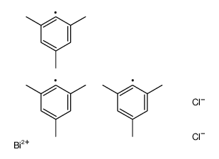 dichloro-tris(2,4,6-trimethylphenyl)bismuth Structure