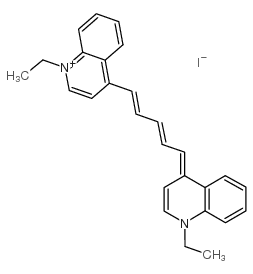 1 1'-DIETHYL-4 4'-DICARBOCYANINE IODIDE structure