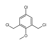 5-chloro-1,3-bis(chloromethyl)-2-methoxybenzene Structure