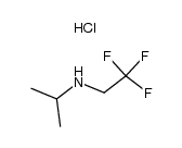 2,2,2-Trifluoro-N-(1-methylethyl)ethanamine, hydrochloride Structure