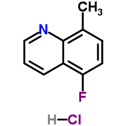 5-Fluoro-8-methylquinoline hydrochloride (1:1) Structure
