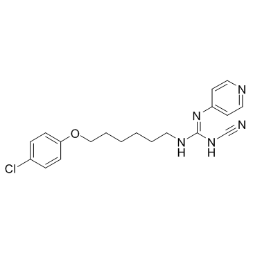 N-[6-(4-氯苯氧基)己基]-N'-氰基-N''-4-吡啶基胍图片