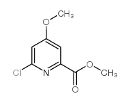 6-氯-4-甲氧基-2-吡啶羧酸甲酯结构式