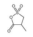 4-methyl-2,2-dioxooxathiolan-5-one Structure