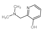 2-(二甲基胺基甲基)-3-羟基吡啶结构式