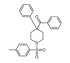 4-benzoyl-4-phenyl-1-(p-tolylsulphonyl)piperidine structure