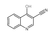 4-羟基喹啉-3-甲腈结构式