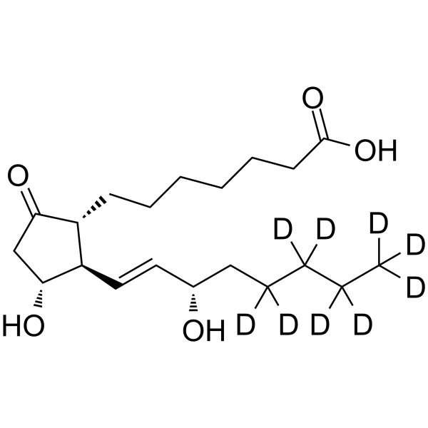 Prostaglandin E1-d9 Structure