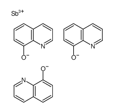 antimony(3+),quinolin-8-olate Structure