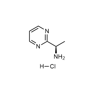 (R)-1-(嘧啶-2-基)乙-1-胺盐酸盐结构式