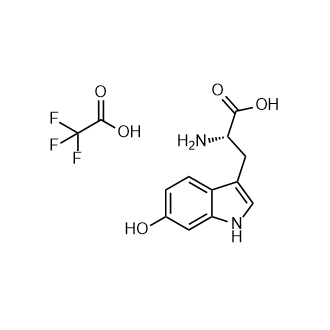 L-6-羟基色氨酸三氟乙酸盐结构式